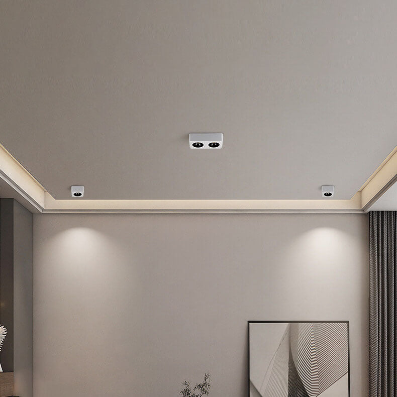 Ceiling Lamp - Square Aluminium Design - Minimalistic and Energy-Efficient LED