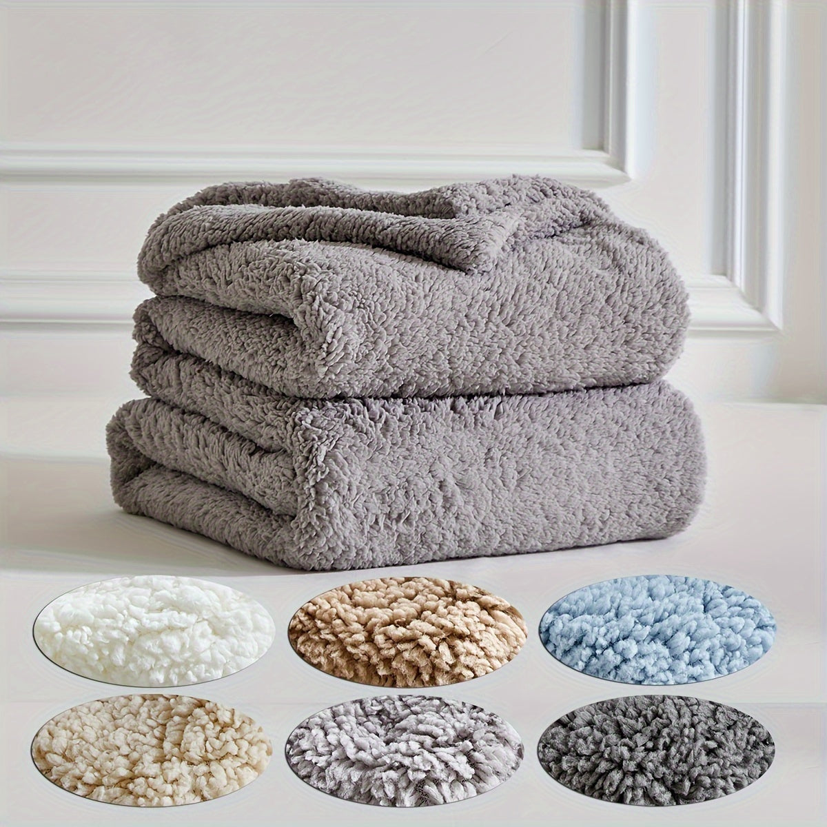 Sherpa Fleece Blanket - Luxe Soft Warm Blanket