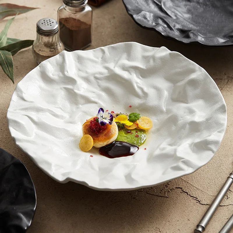 Culinary Plate - ElaraPlate - Modern Design - 27 cm Ceramic Plate