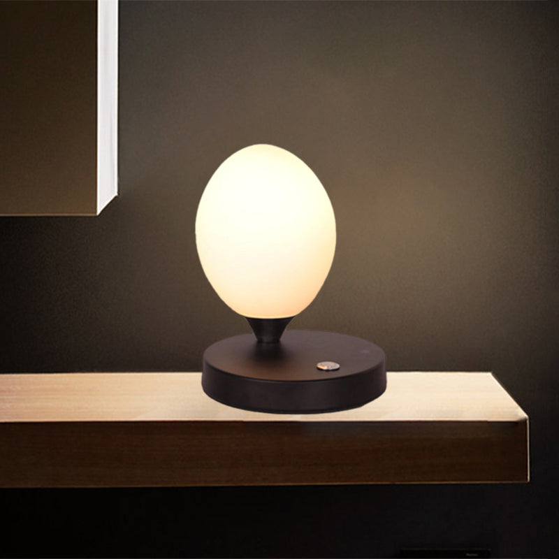 Table Lamp - Glow - Norwegian Macaron Design - White Glass Ambient Lamp