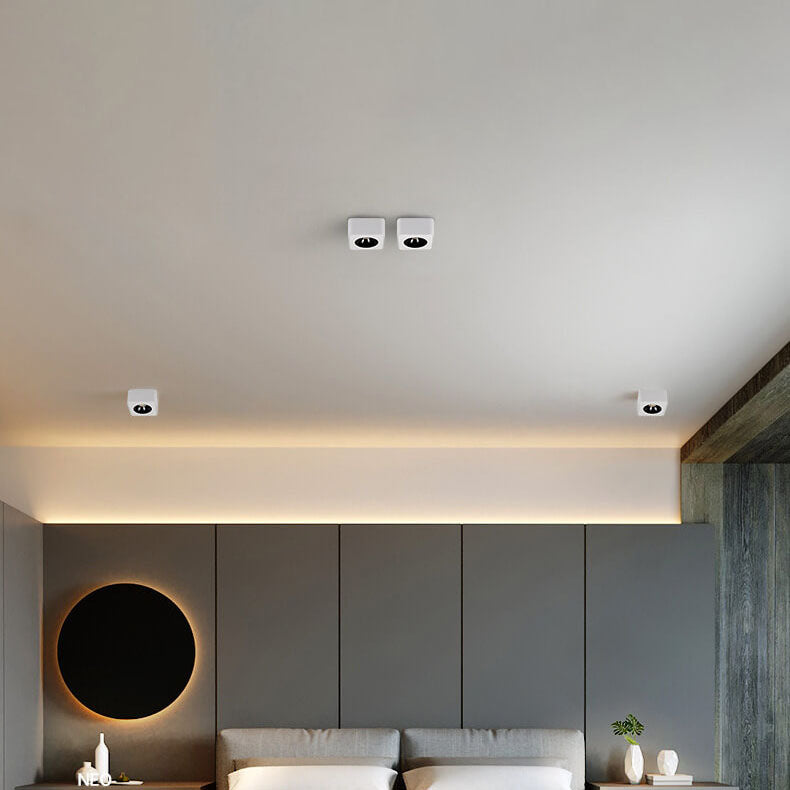 Ceiling Lamp - Square Aluminium Design - Minimalistic and Energy-Efficient LED