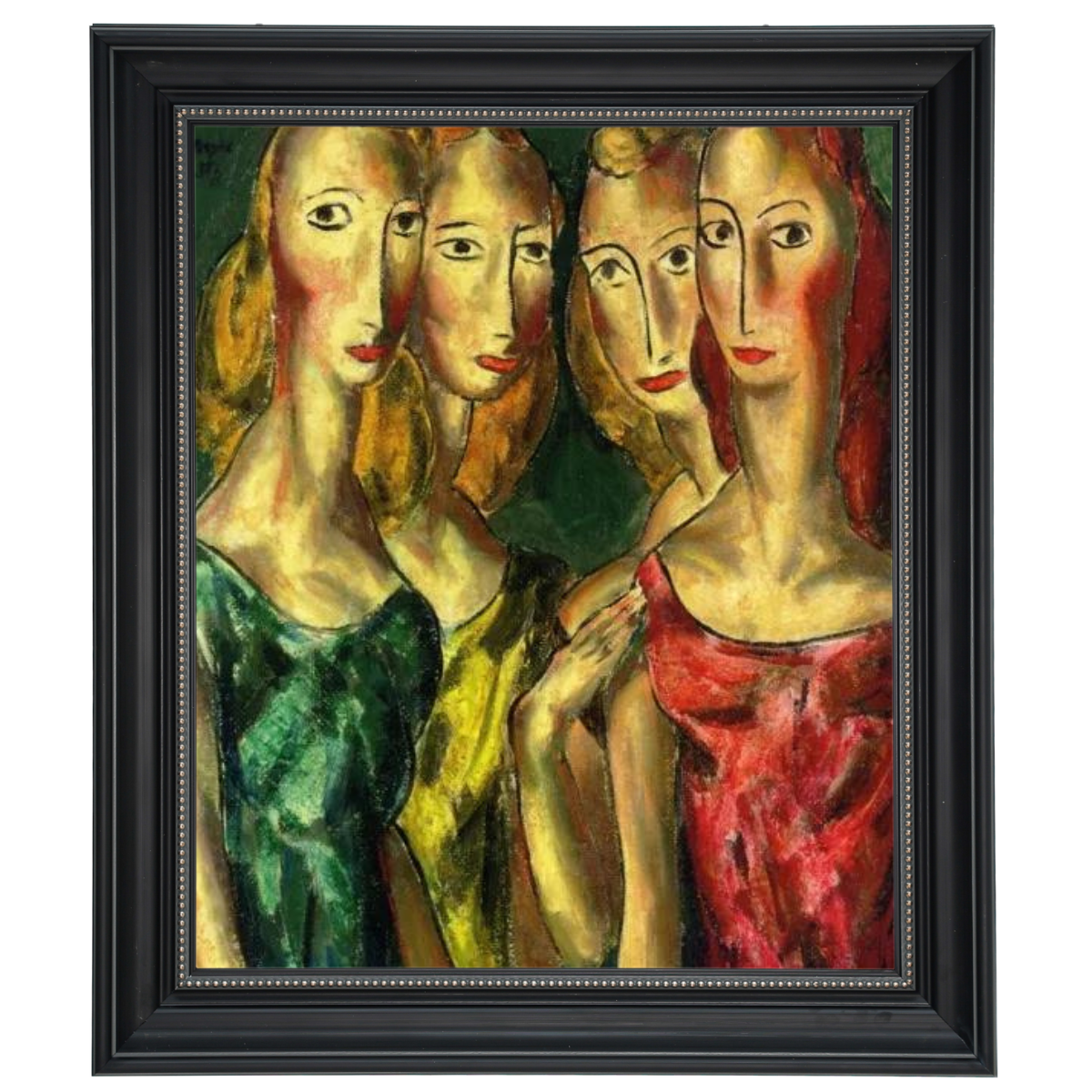 SisterGrace - Four Sisters Vintage Art for Walls