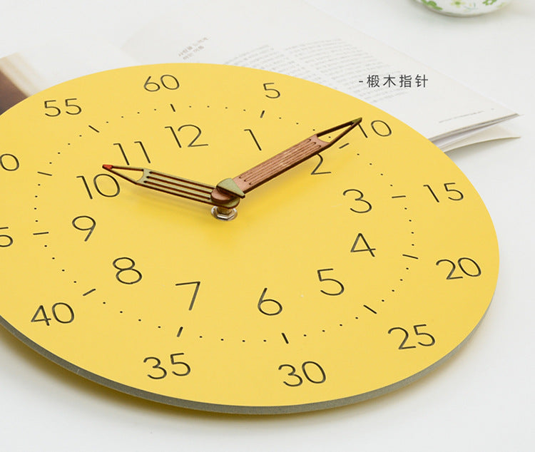 SoftTick - Children's Wall Clock, Analogue and Silent Operation