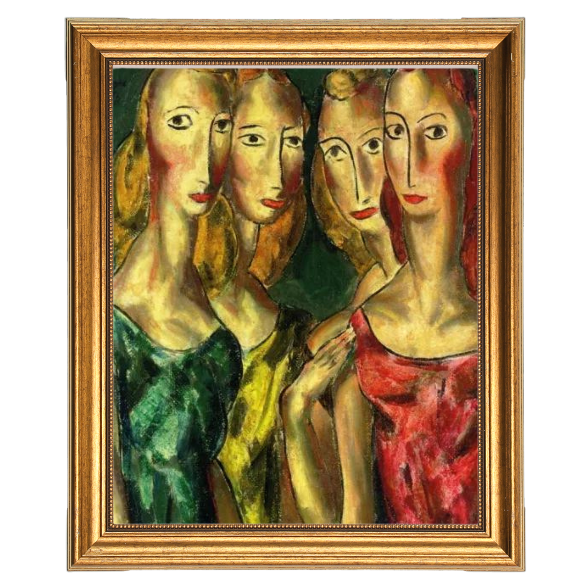 SisterGrace - Four Sisters Vintage Art for Walls