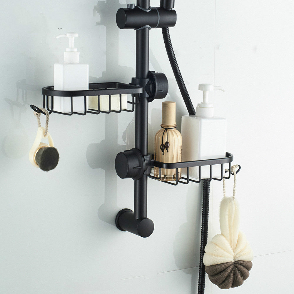 LuminAura - Kitchen Draining Rack with Mesh Basket - Quick-Drying and Stylish