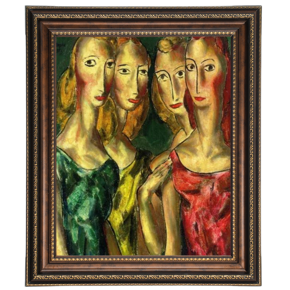 SisterGrace - Four Sisters Vintage Art for Walls