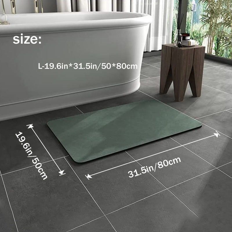 Antislip Bath Mat - Quick Drying - Safe and Stylish - 40x60 cm