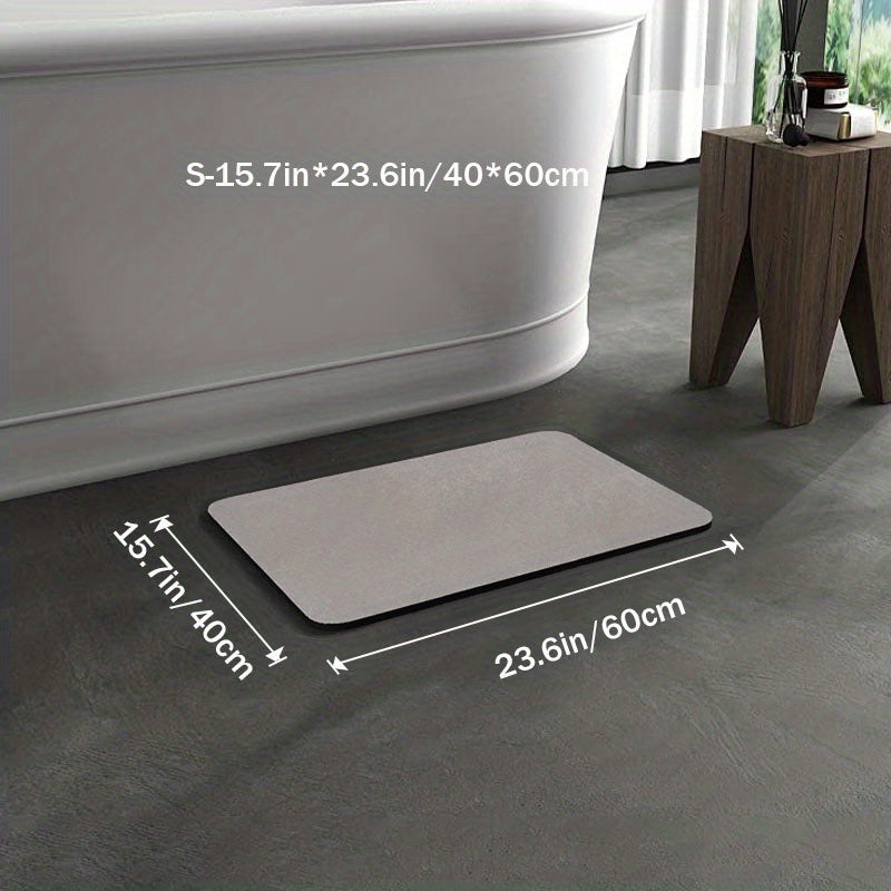 Antislip Bath Mat - Quick Drying - Safe and Stylish - 40x60 cm