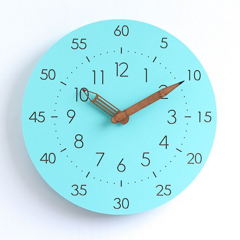 SoftTick - Children's Wall Clock, Analogue and Silent Operation