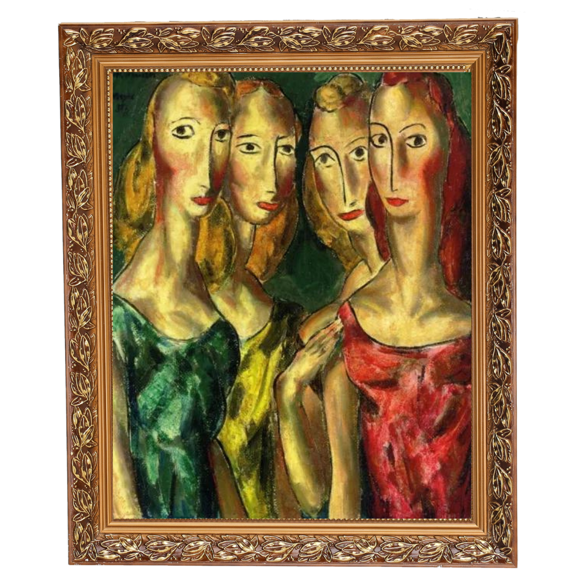 SisterGrace - Four Sisters Vintage Art for Walls