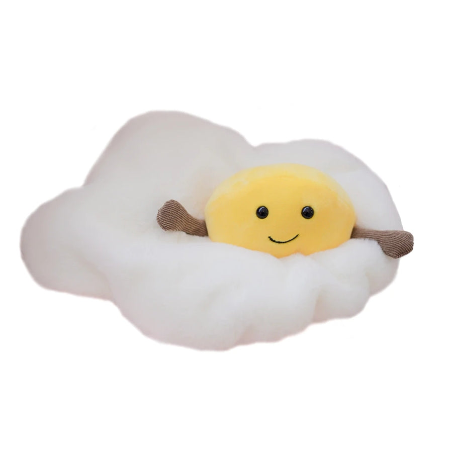 Cute Soft Breakfast Toy - Pretzel, Bread, Croissant, and Fried Egg