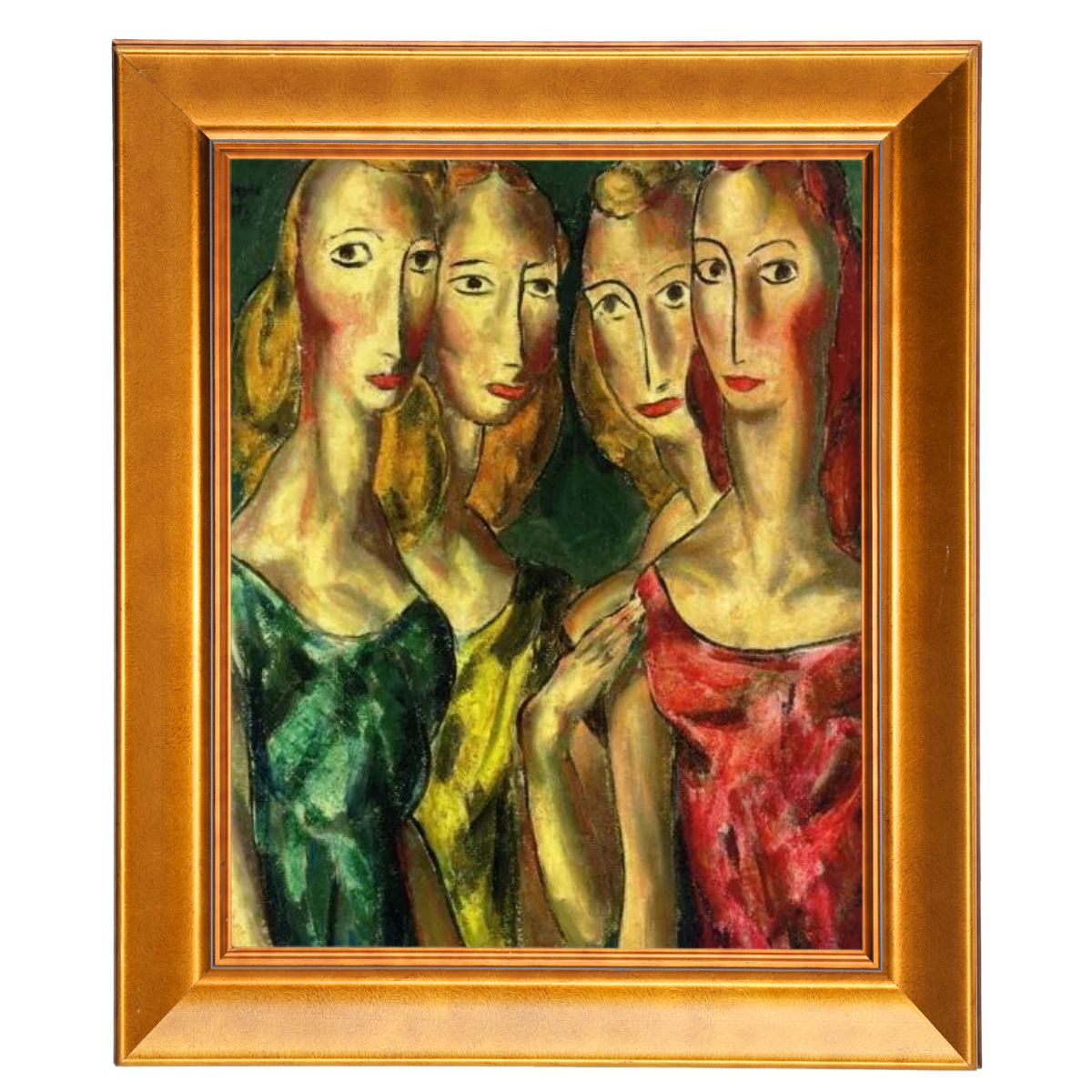 SisterGrace - Four Sisters Vintage Art for Walls