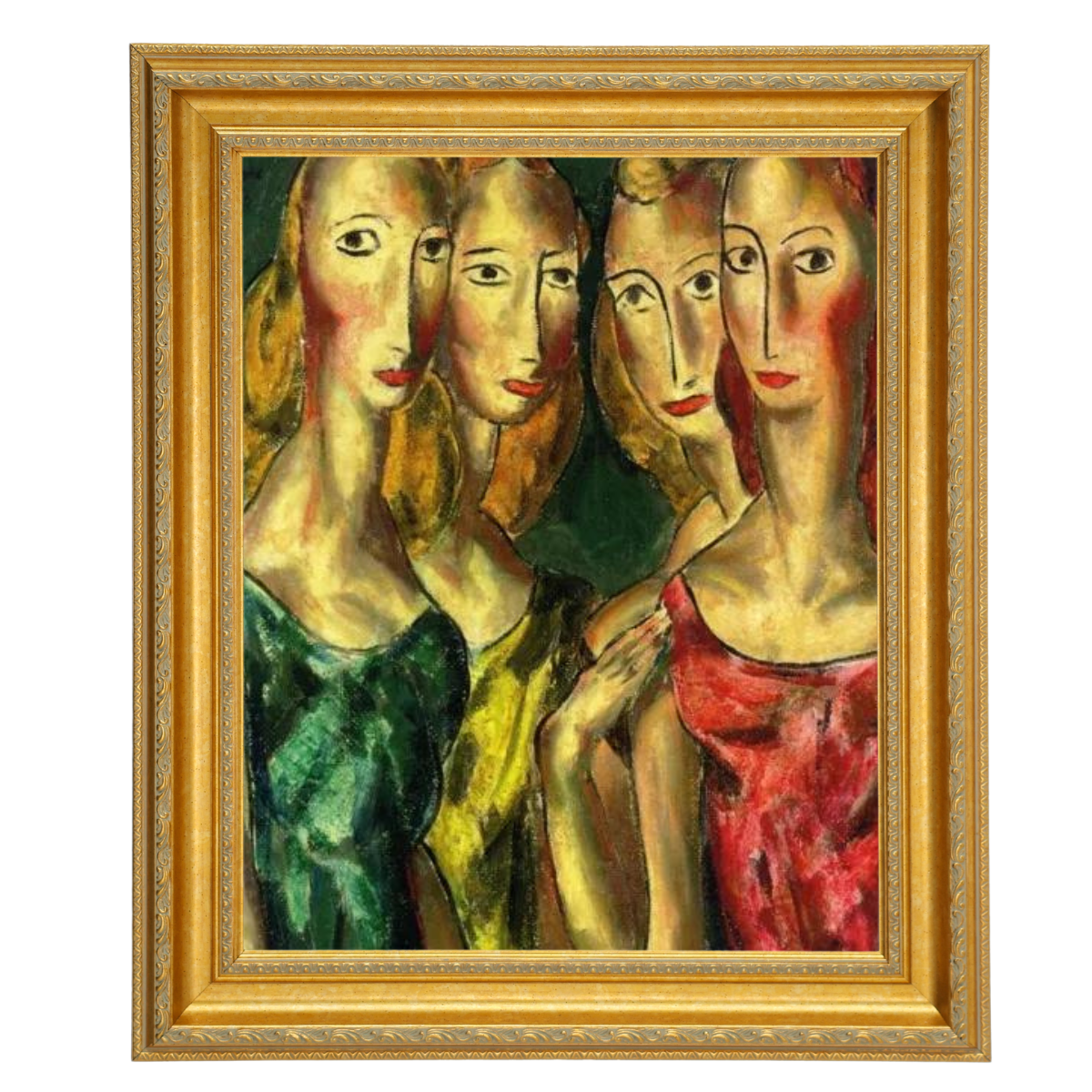 SisterGrace - Four Sisters Vintage Art for Walls