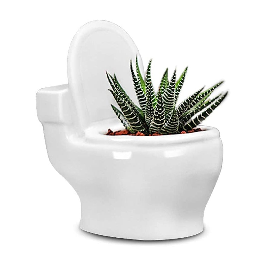 NaturNest - Toilet Pot Plant Pot: A Playful Touch for Your Interior