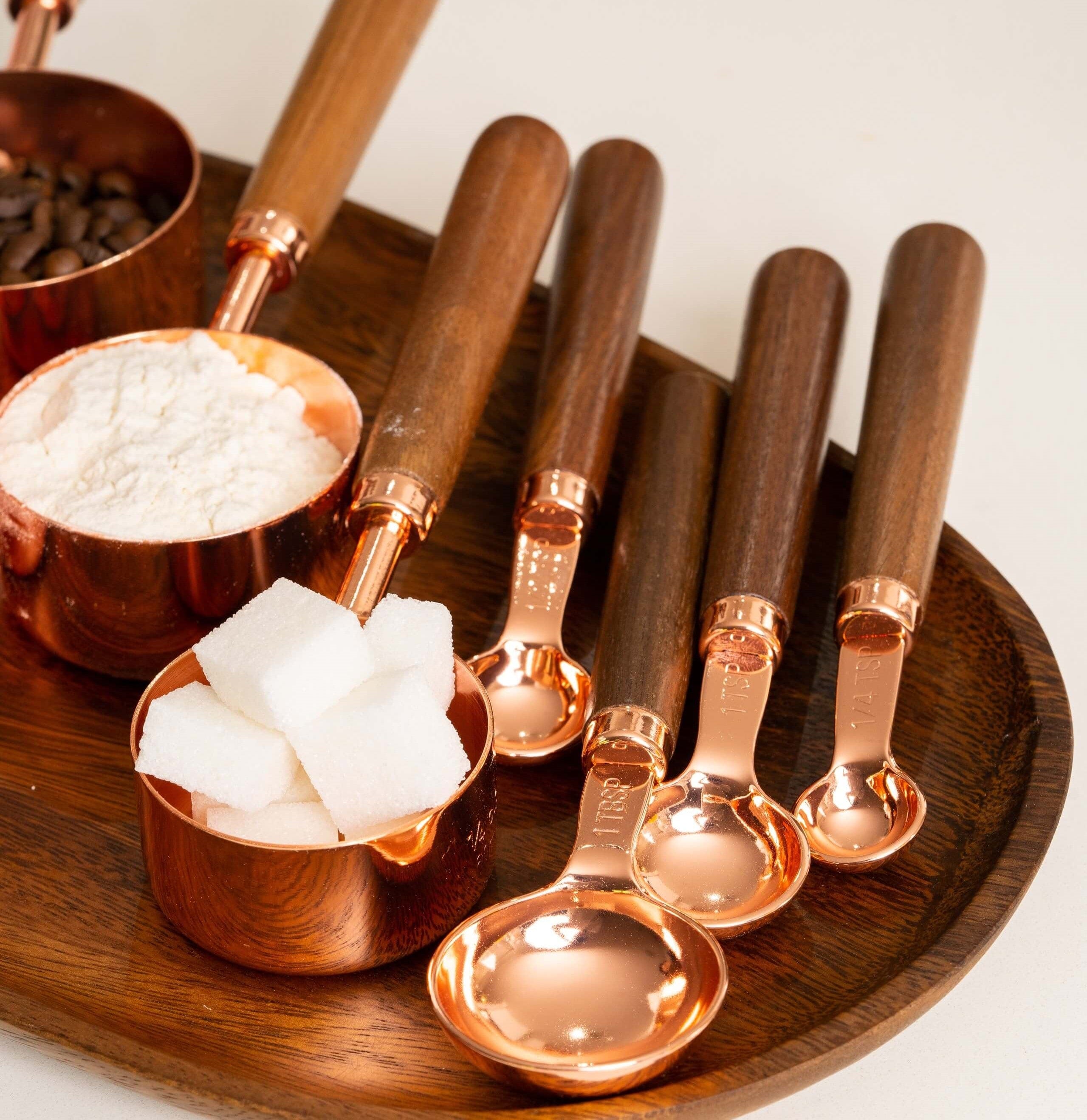 CopperLuxe Measuring Set - Copper-Coloured Design - Stylish and Functional Kitchen Set