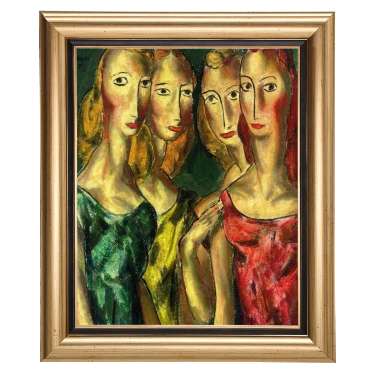 SisterGrace - Four Sisters Vintage Art for Walls