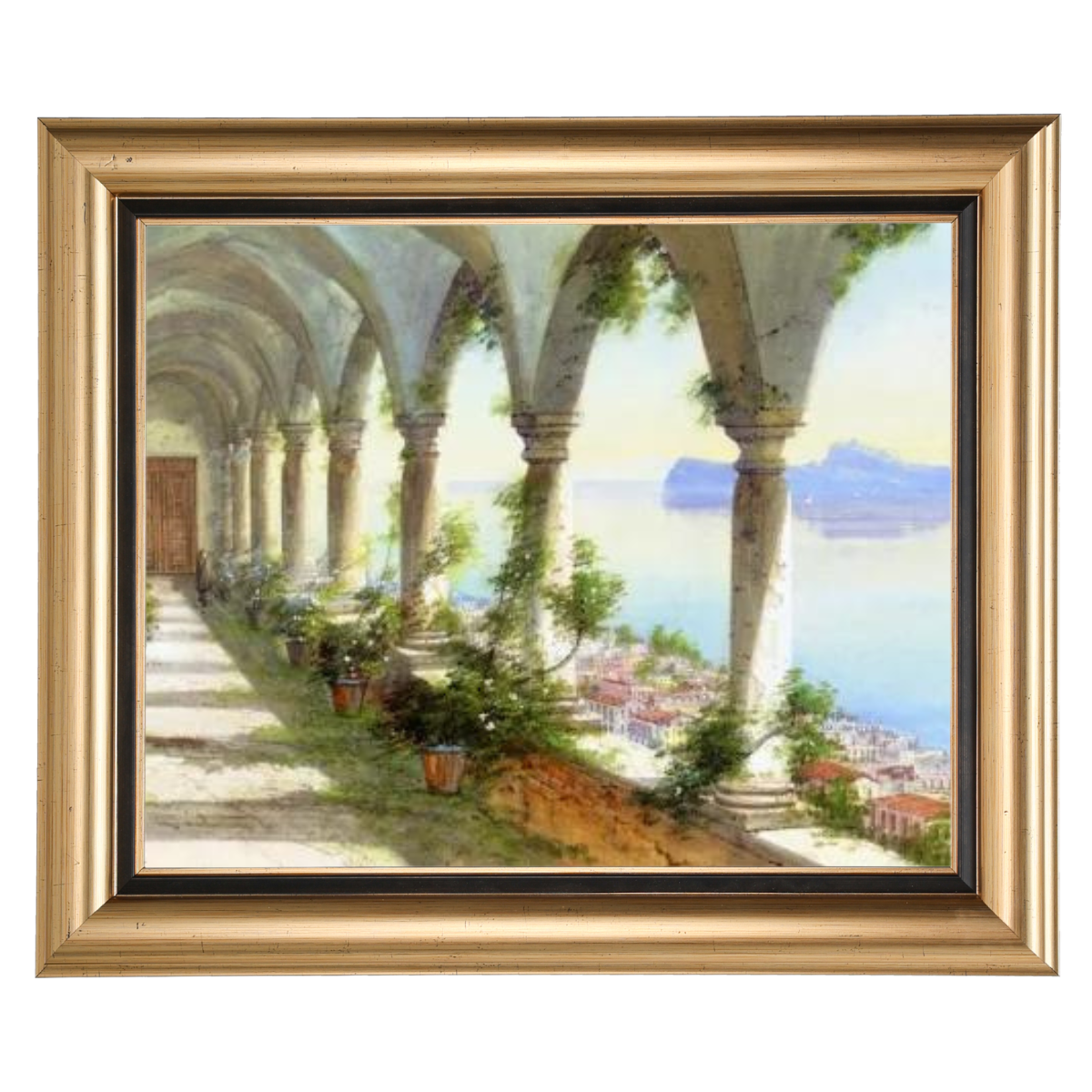 Capri Elegance - Classic Column Gallery Art Wall Decor