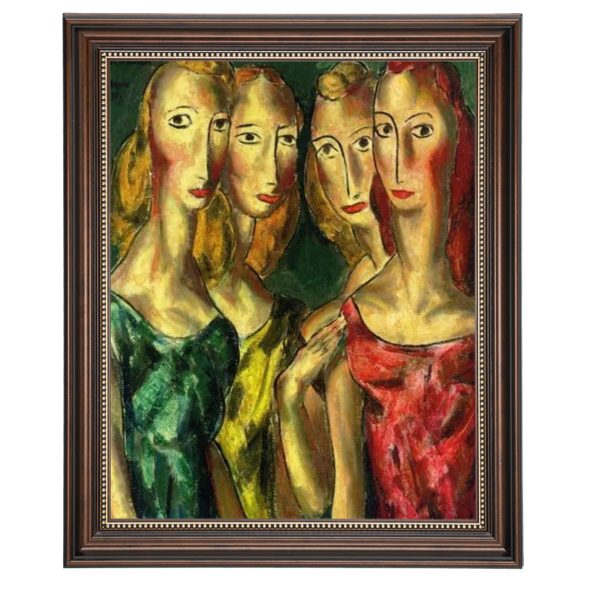 SisterGrace - Four Sisters Vintage Art for Walls