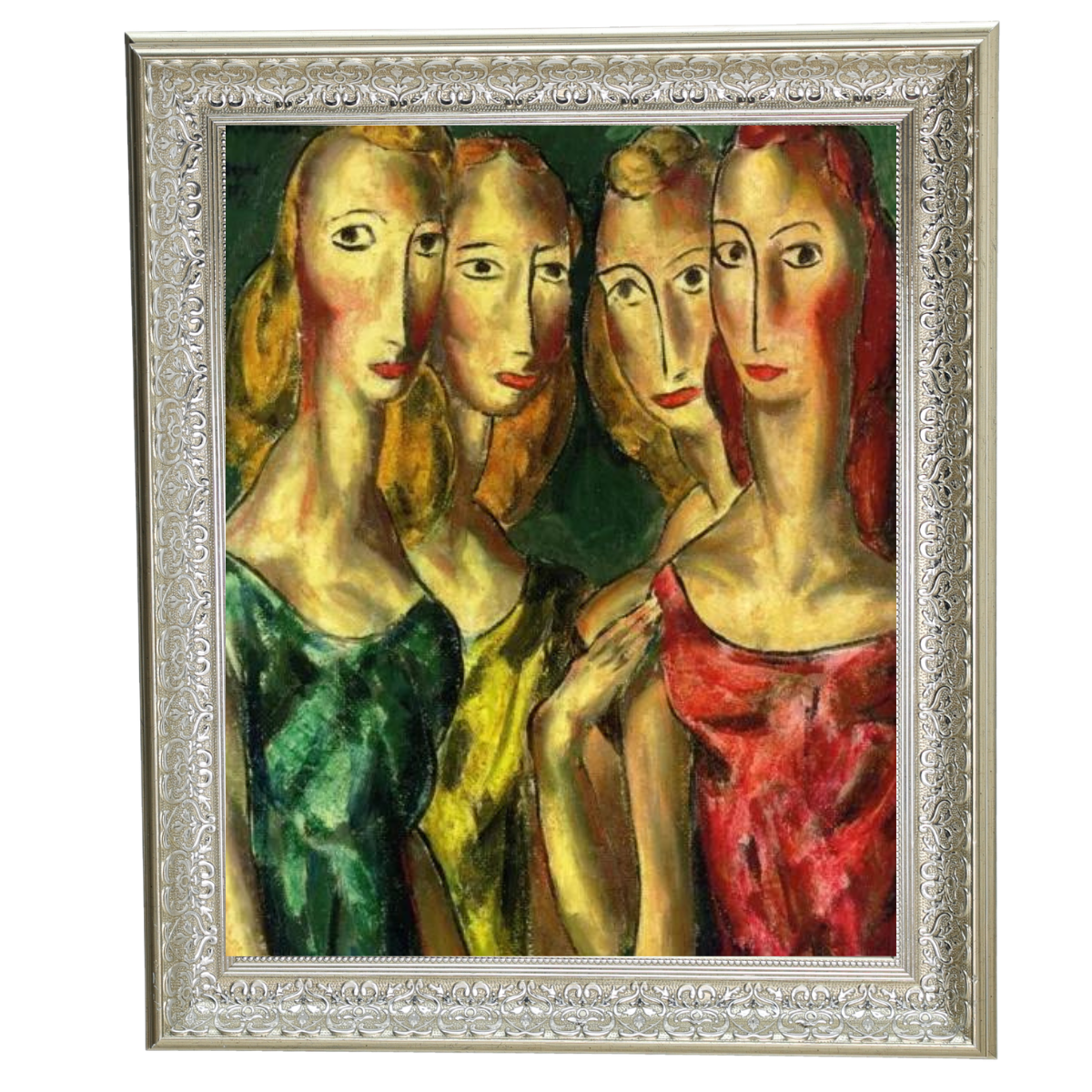 SisterGrace - Four Sisters Vintage Art for Walls