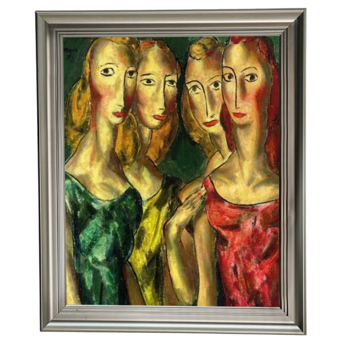 SisterGrace - Four Sisters Vintage Art for Walls