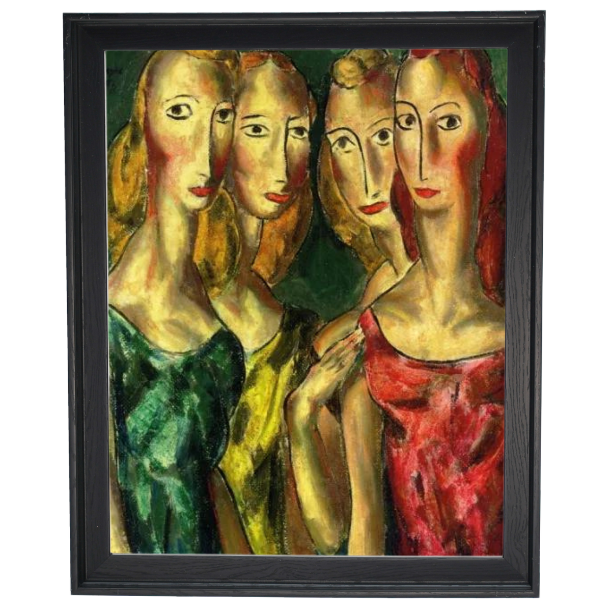 SisterGrace - Four Sisters Vintage Art for Walls