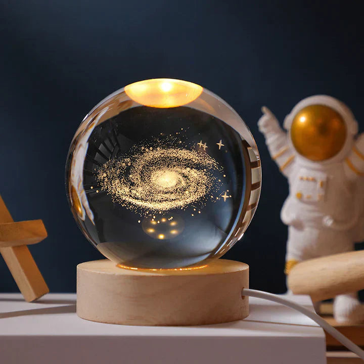 StellaNova - Crystal Ball 3D - Solar System LED Night Light