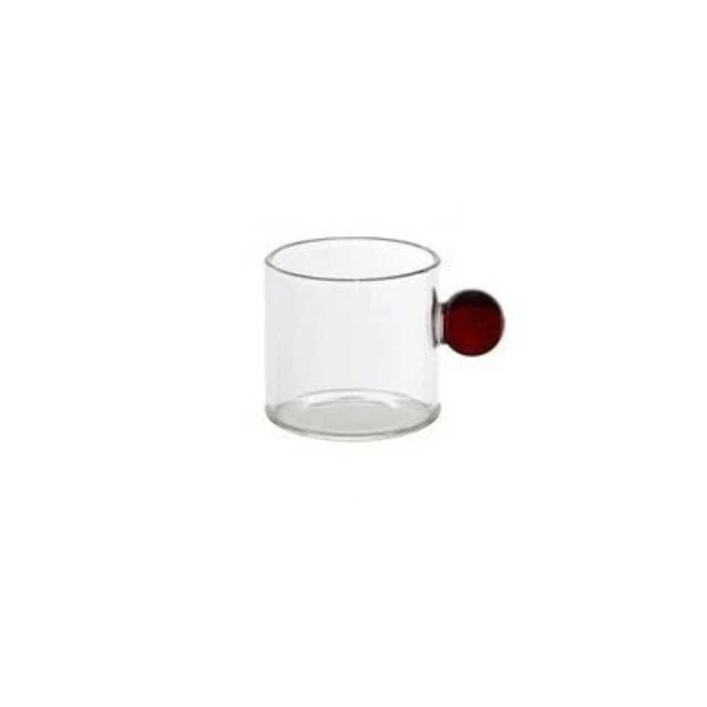 Norwegian glass with round handle - 110 ml, minimalist and unique design