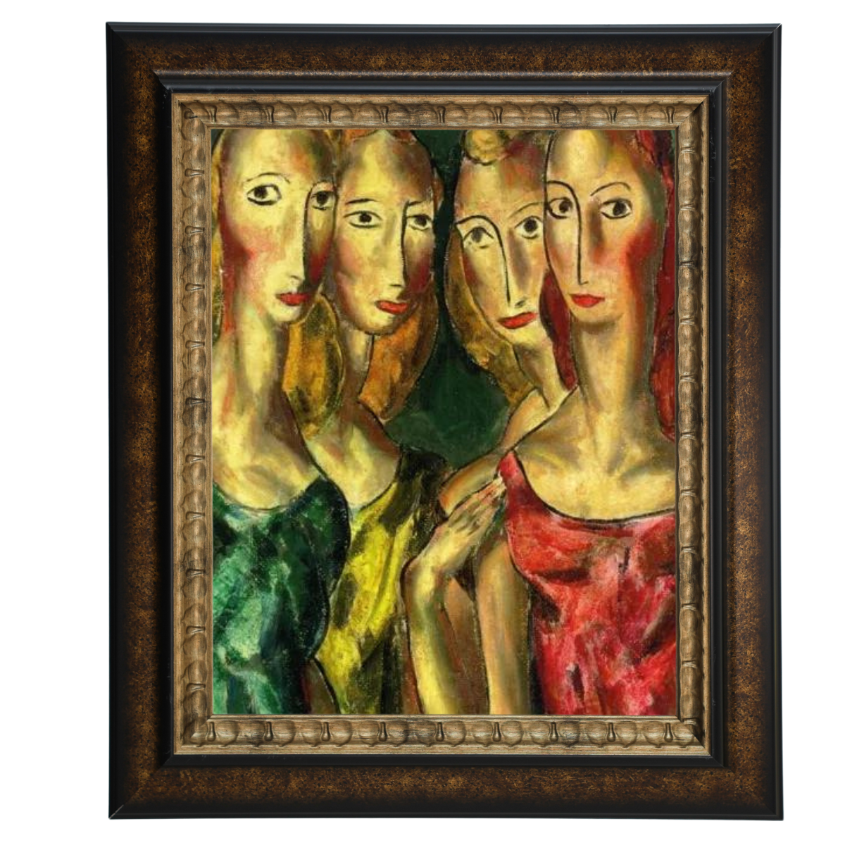 SisterGrace - Four Sisters Vintage Art for Walls