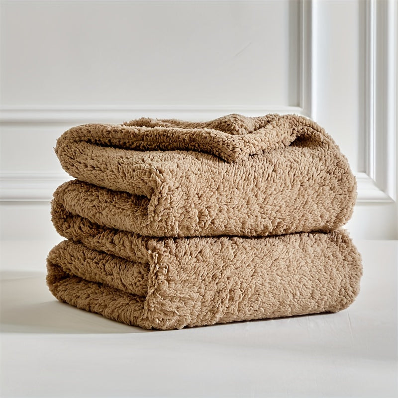 Sherpa Fleece Blanket - Luxe Soft Warm Blanket