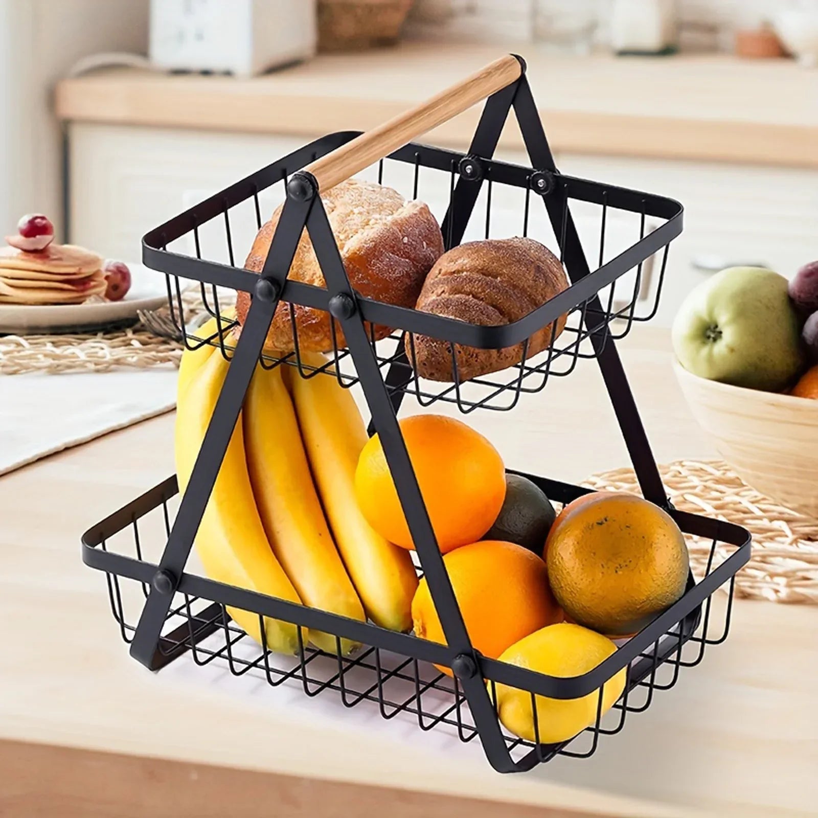 FruitFlow - 3-Tier Fruit Bowl