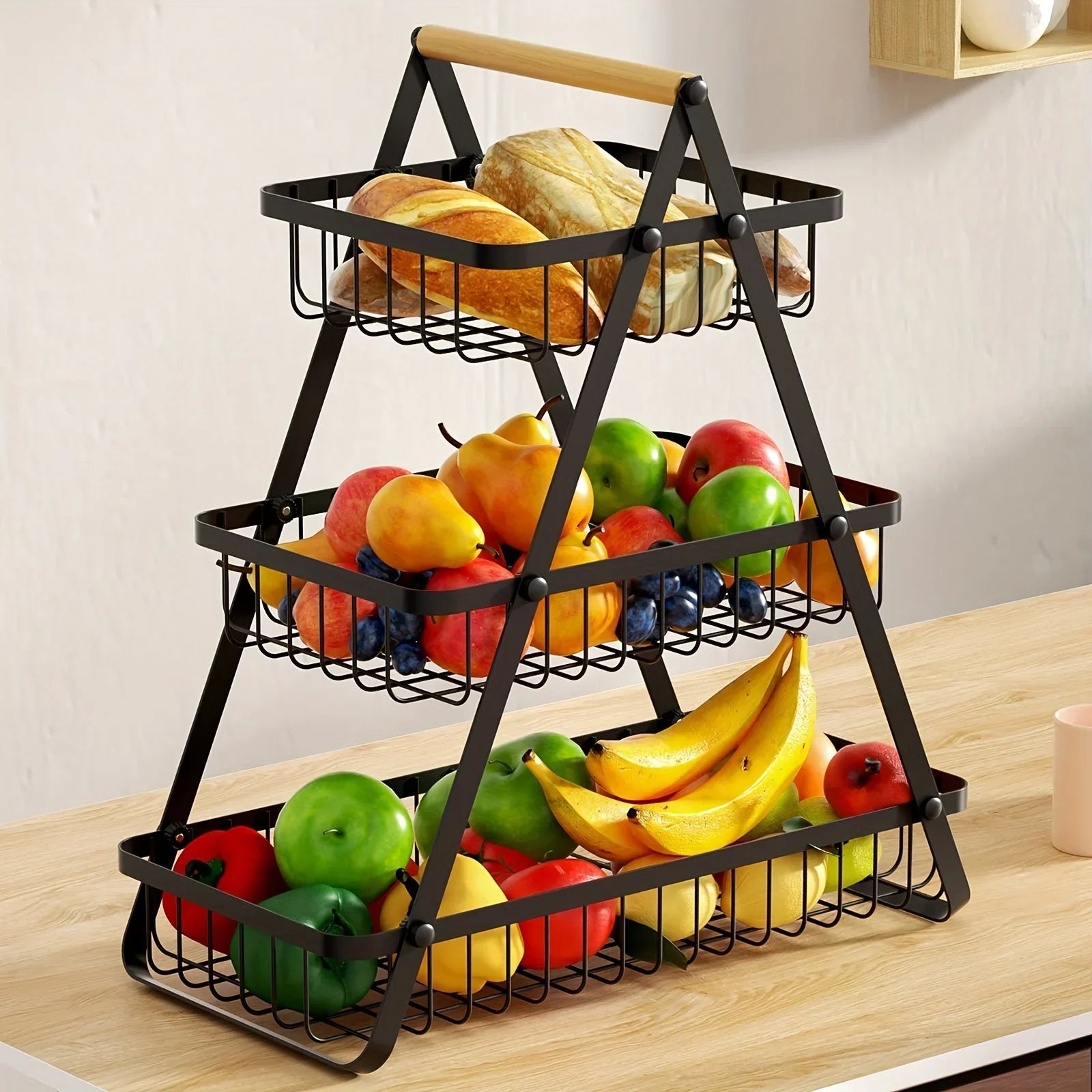 FruitFlow - 3-Tier Fruit Bowl