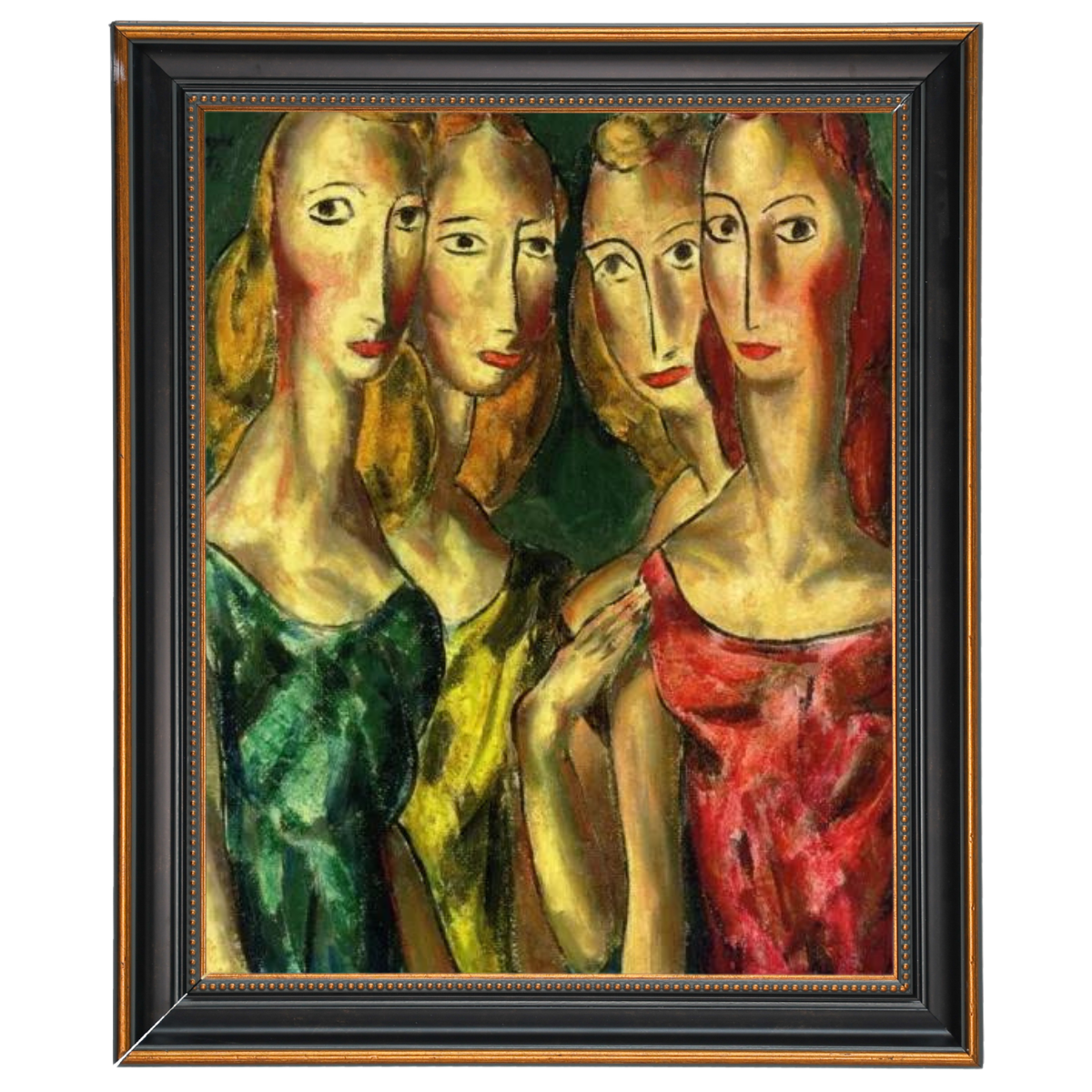 SisterGrace - Four Sisters Vintage Art for Walls