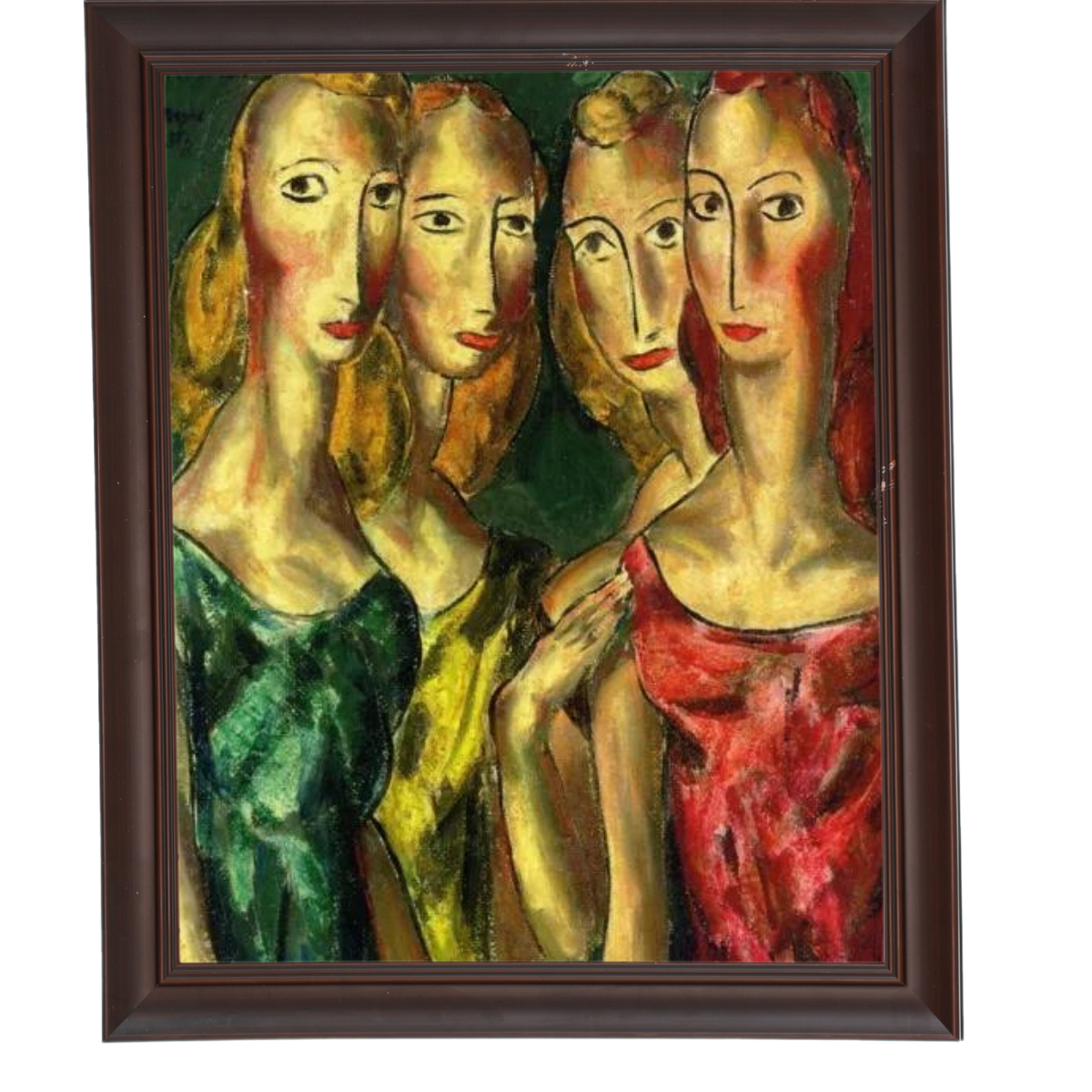 SisterGrace - Four Sisters Vintage Art for Walls