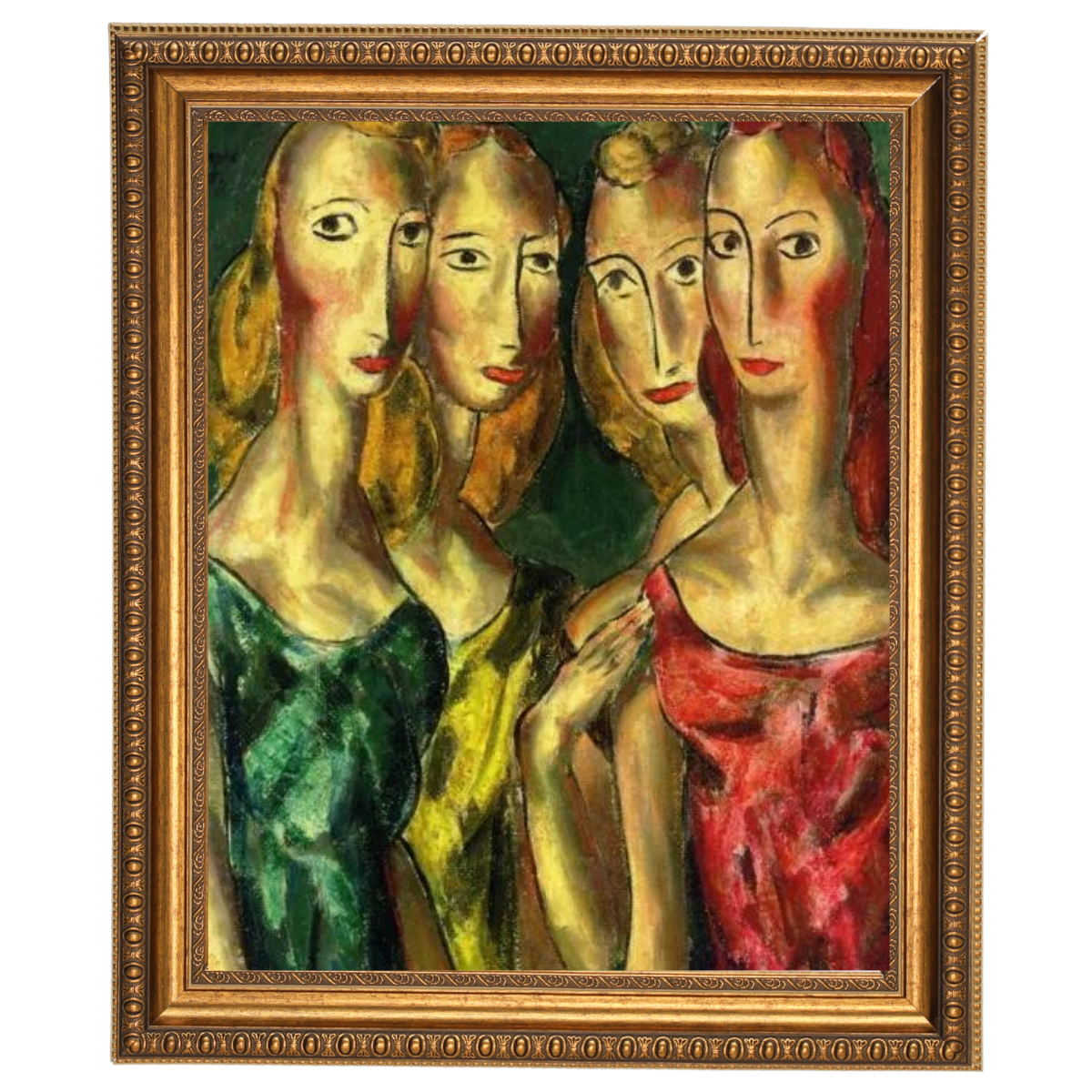 SisterGrace - Four Sisters Vintage Art for Walls