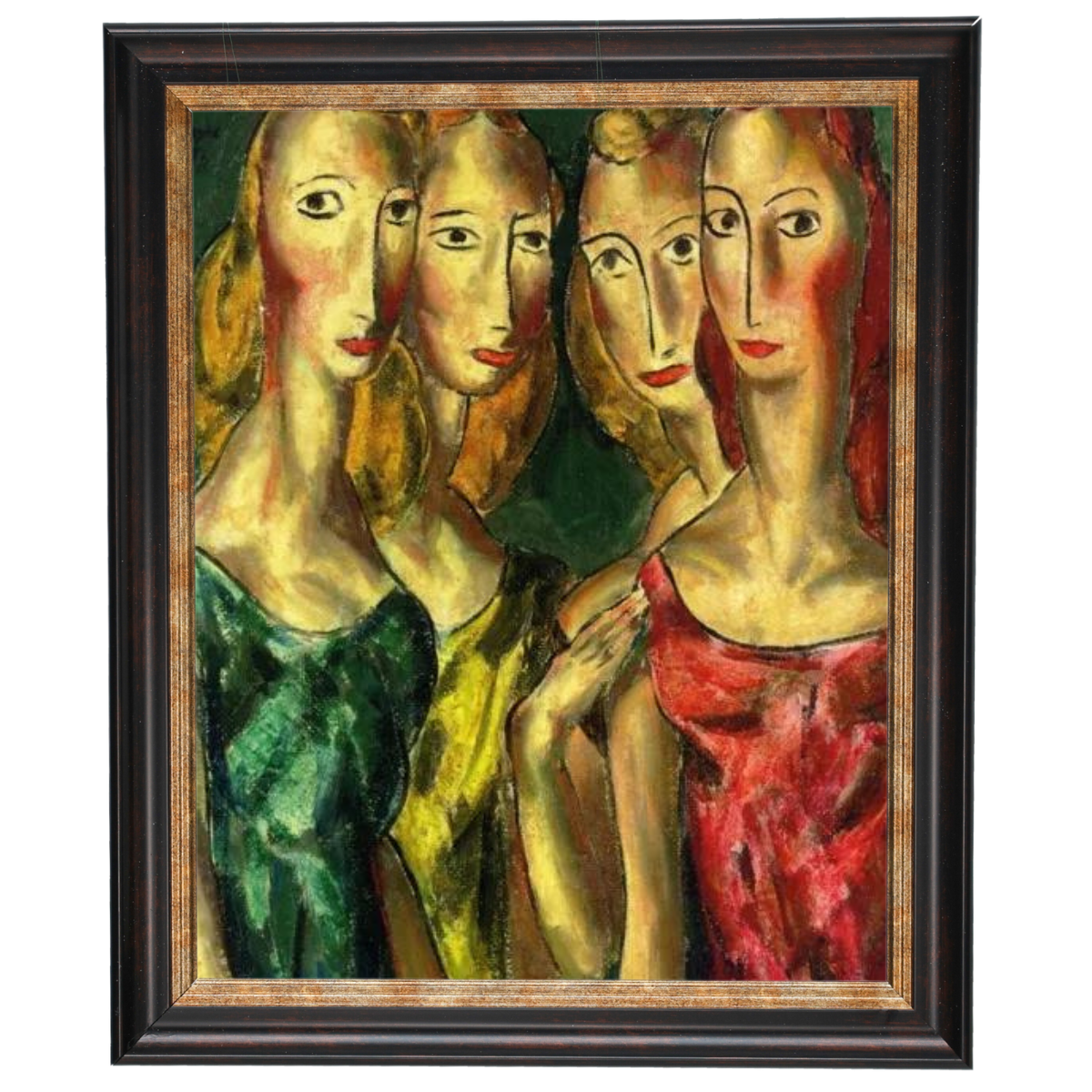 SisterGrace - Four Sisters Vintage Art for Walls