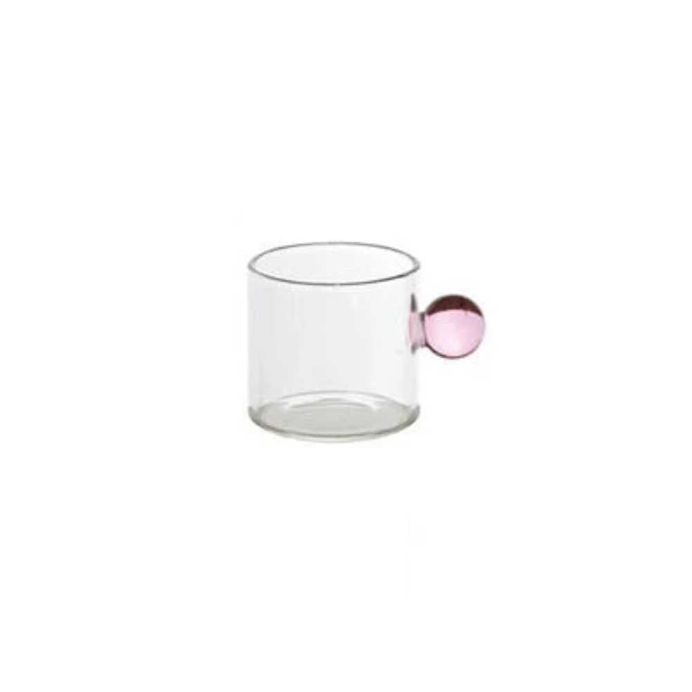 Norwegian glass with round handle - 110 ml, minimalist and unique design