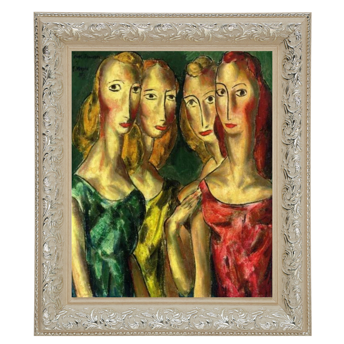 SisterGrace - Four Sisters Vintage Art for Walls