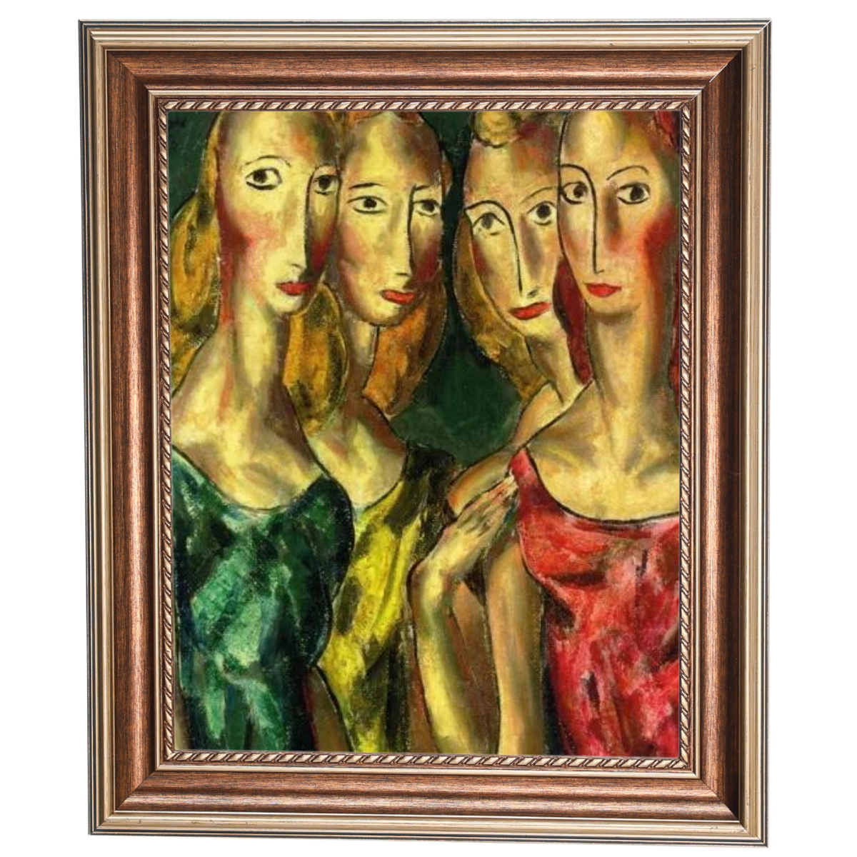 SisterGrace - Four Sisters Vintage Art for Walls