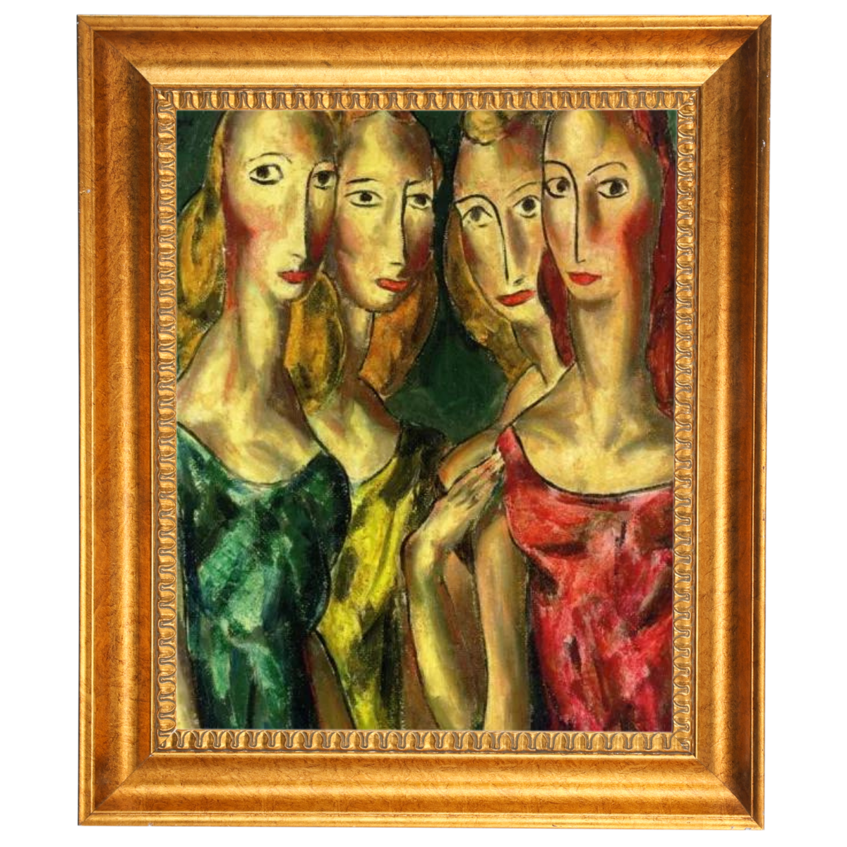 SisterGrace - Four Sisters Vintage Art for Walls