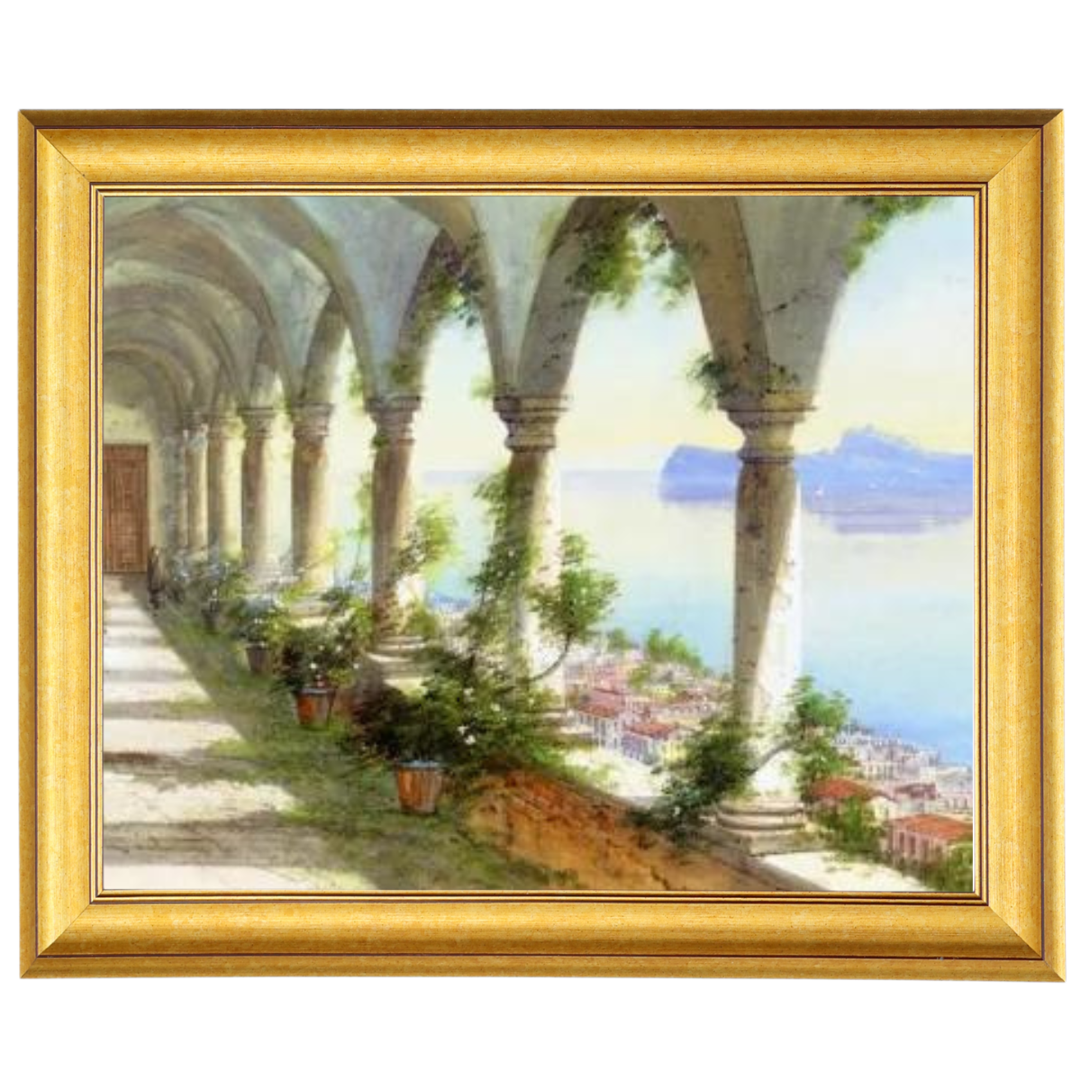 Capri Elegance - Classic Column Gallery Art Wall Decor