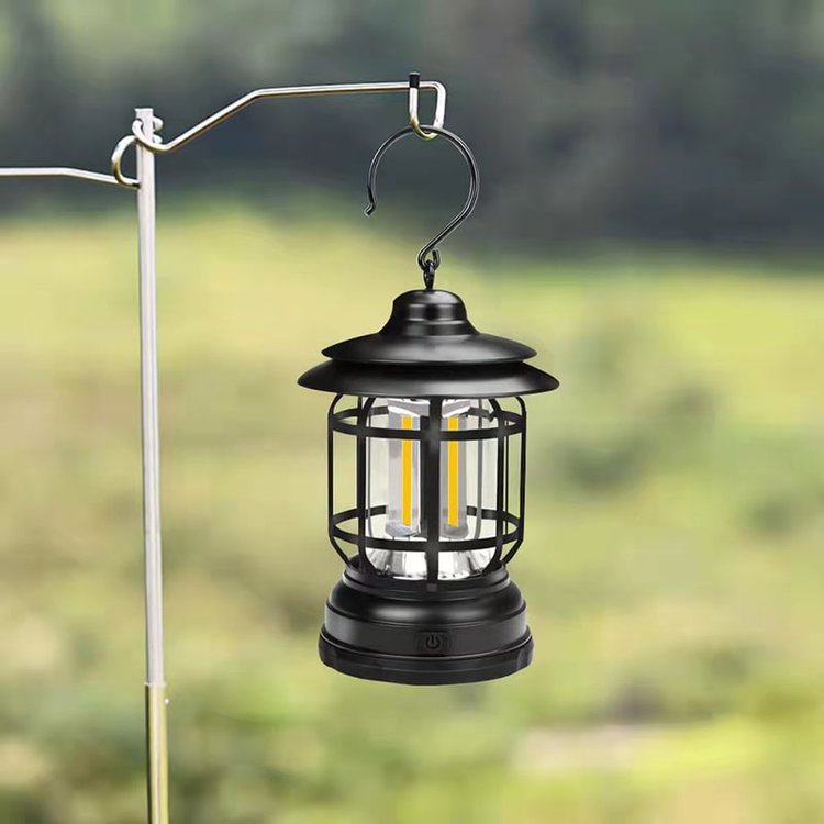 LumiTerra - Portable Retro Camping Lamp