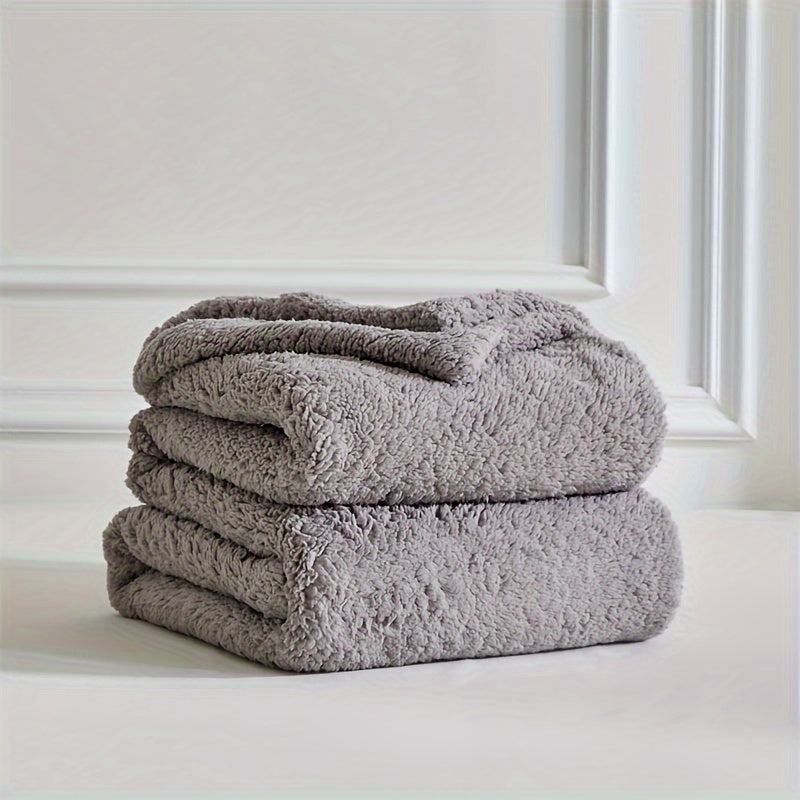 Sherpa Fleece Blanket - Luxe Soft Warm Blanket