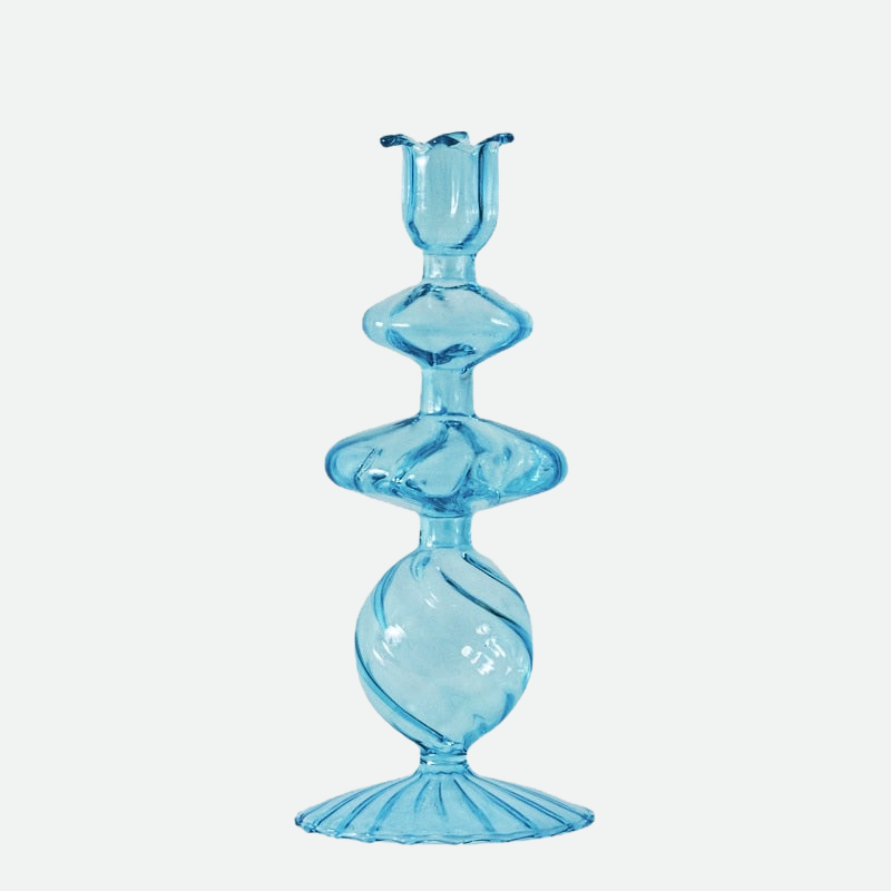 Classic Glass Candle Holder Collection - Vintage Style