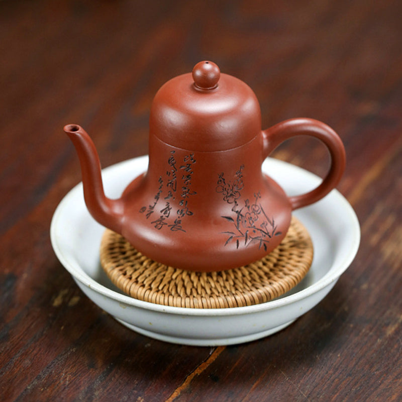 Teapot - Elegant Gourd Shape - Premium Shisha Clay