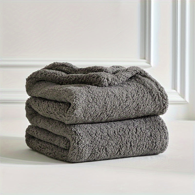 Sherpa Fleece Blanket - Luxe Soft Warm Blanket