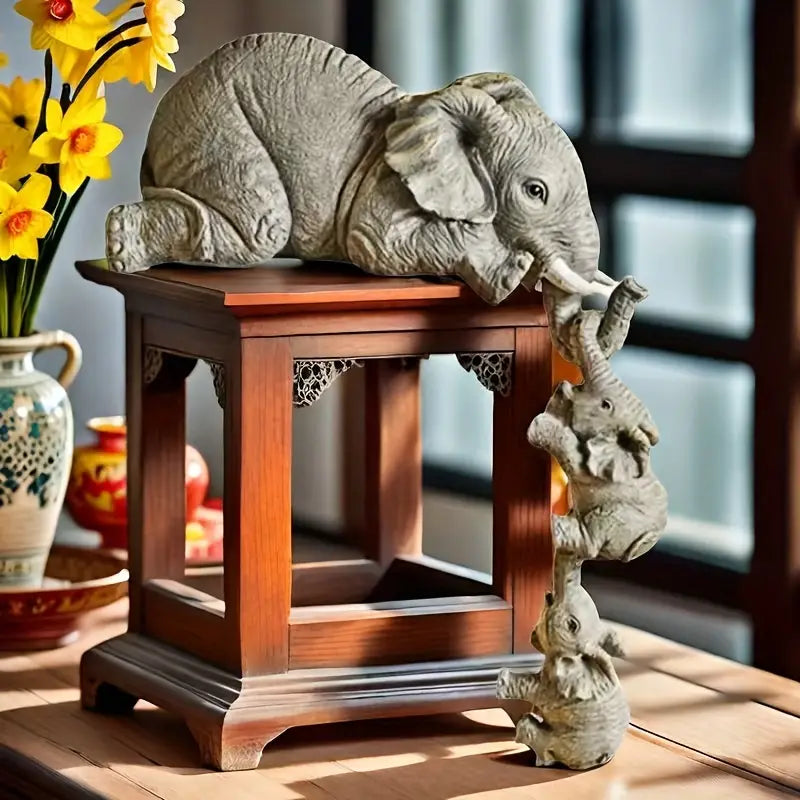 SoleneVerde - Retro and Elegant Elephant Decoration