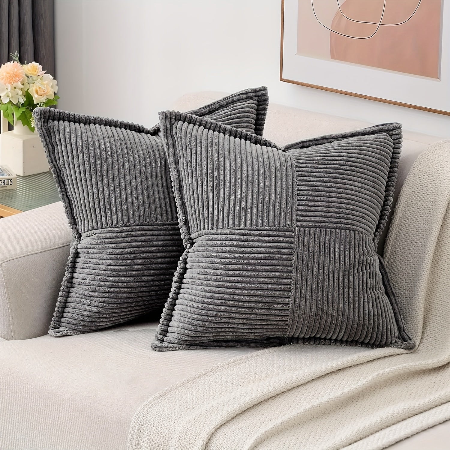 Stylish Polyester Cushion Cover