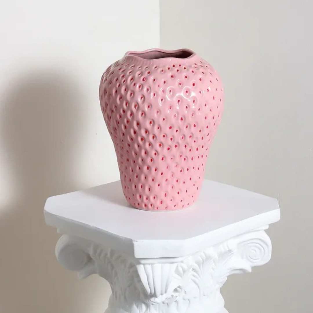 SlimBerry - Strawberry Ceramic Vase