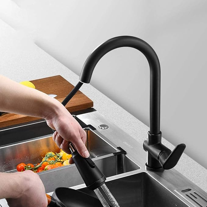 Kitchen Tap with Pull-Out Spray Head – AstraFlow