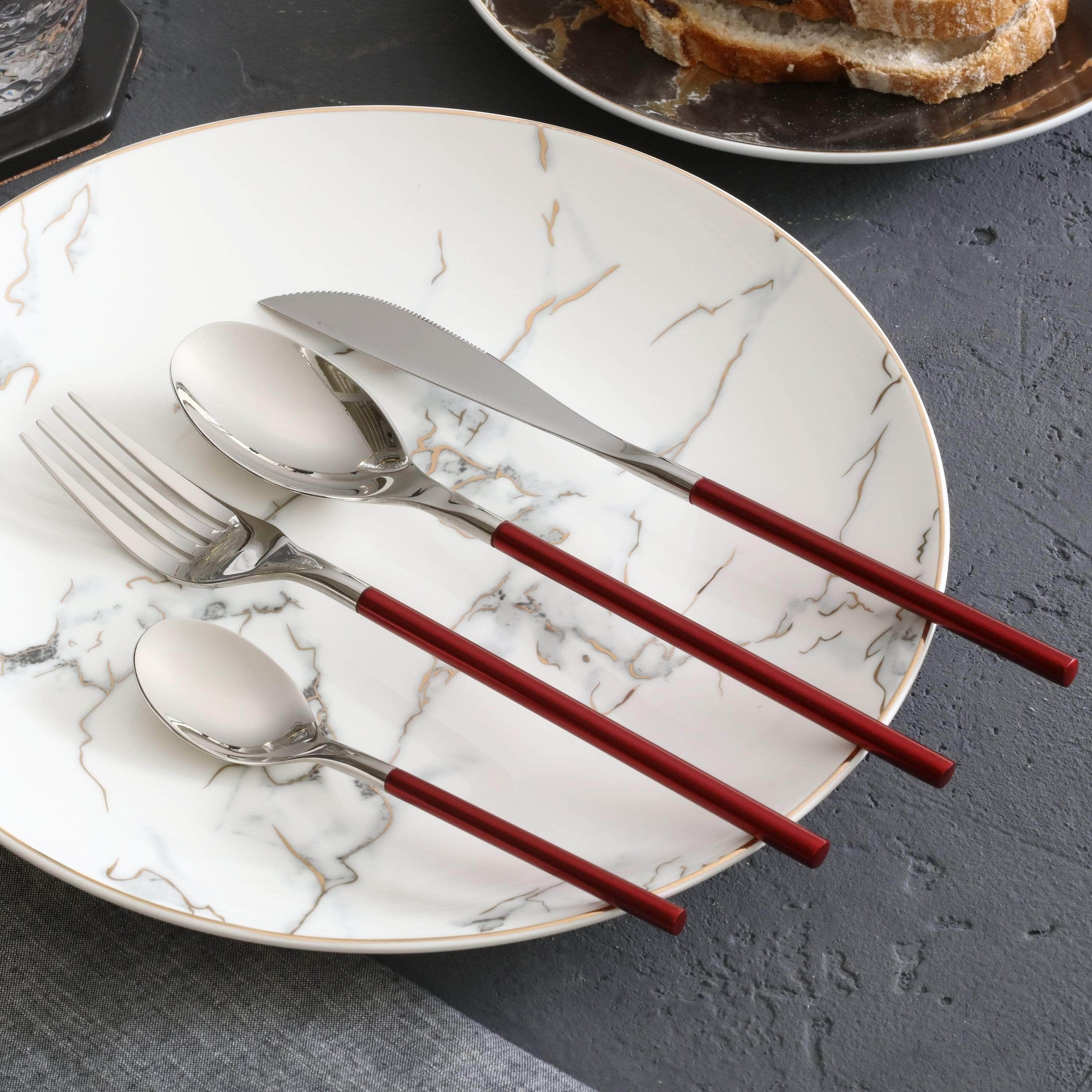 GermanArt - Stylish Stainless Steel Cutlery Set with Artistic Touch